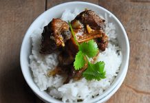 Sườn heo om gừng tỏi  - 1