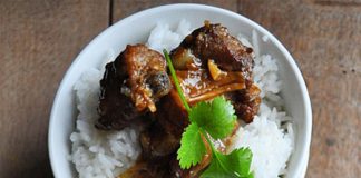 Sườn heo om gừng tỏi  - 1