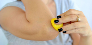 cách làm trắng khuỷu tay 1