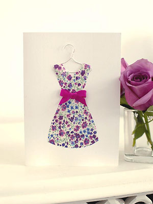 Dress on a hanger card how to make a Mother's Day card great gift ideas allaboutyou.com