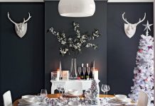 trang trí phòng bếp giáng sinh