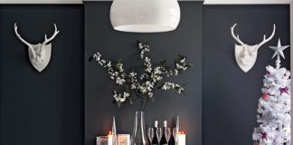 trang trí phòng bếp giáng sinh