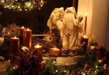 Ngắm không gian phòng khách lung linh đêm Giáng sinh - 1