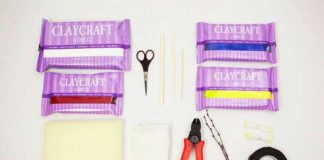 Cách nặn đất sét Nhật hình hoa đào siêu mướt mắt1