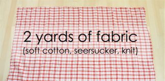 Học cách may ga bọc đệm cũi nâng niu giấc ngủ cho bé1