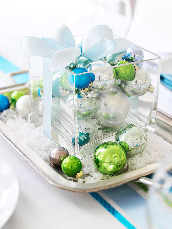Gift-Wrapped Centerpiece