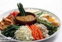 Làm trộn rau củ kiểu Malaysia Làm trộn rau củ kiểu Malaysia