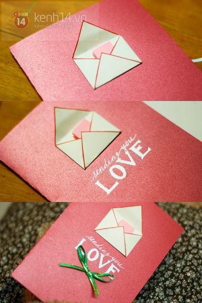 Cách làm thiệp pop-up Valentine tặng một nửa yêu thương - 11