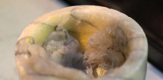 Canh rau khoai lang nấu tôm - 1