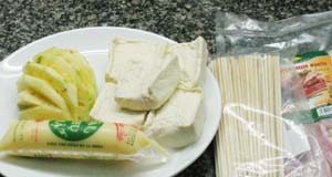 Hướng dẫn làm đậu phụ chiên chua ngọt - 1