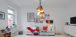 Ngắm căn hộ ấn tượng nhờ phụ kiện sặc sỡ 1