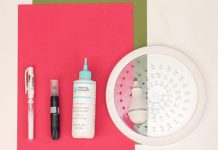 Hướng dẫn làm thiệp mời hình miếng dưa hấu ngon miệng - 1