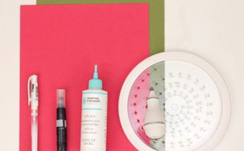 Hướng dẫn làm thiệp mời hình miếng dưa hấu ngon miệng - 1