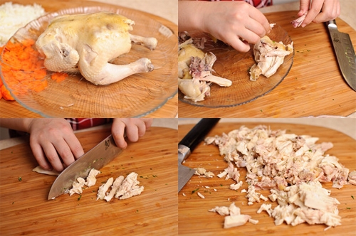 Cách làm canh gà nấm trứng nóng hổi ngày đông  - 11