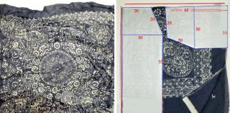 Tự may váy đi biển thật sành điệu từ khăn vuông - 1