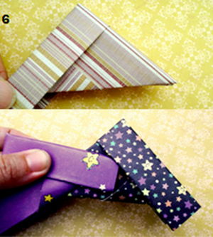 Cách làm vòng hoa giấy origami trang trí Giáng sinh - 5