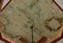 Tận dụng bản đồ cũ để trang trí nhà thêm xinh 1