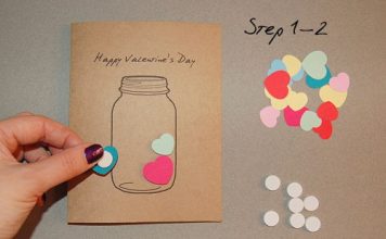 Làm thiệp Valentine 