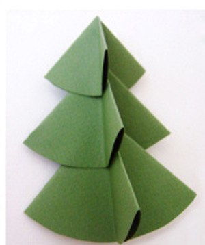 Khéo tay tạo cây thông Noel trang trí trên hộp quà - 6