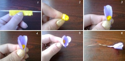 Hướng dẫn cách làm hoa giấy giản dị và lãng mạn 6