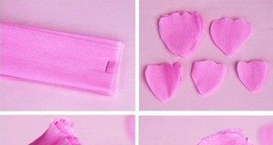 Khéo tay làm bông hồng giấy nhún bọc kẹo tặng thầy cô 