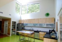 Décor nhà khéo léo với màu xanh lá 1