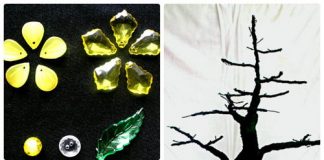 Cách làm hoa mai pha lê đẹp rạng ngời đón Tết đang về - 1