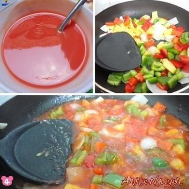 cách làm gà xào chua ngọt 4