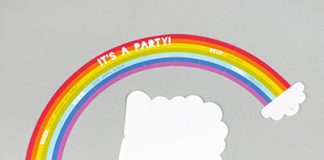 Tấm thiệp cầu vồng tự làm sáng tạo - 1