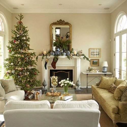 12 cách trang trí phòng khách đón Giáng sinh - 9