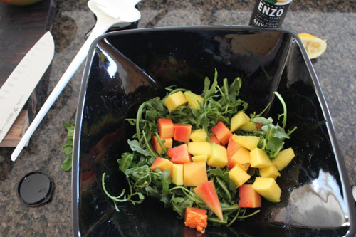 Salad tôm nướng và rau quả - 4