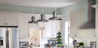 trang trí phòng bếp giáng sinh