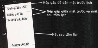 Tự làm lịch để bàn năm mới 'chỉ bạn mới có'1