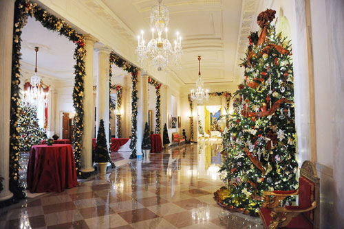 Nhà Trắng trang trí Giáng sinh 2012 đẹp mê ly - 3