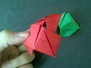 Cách gấp hoa hồng bằng giấy origami đầy ma thuật - 16