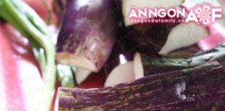 Hướng dẫn chế món cà tím nướng hành mỡ - 1
