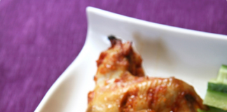 Cánh gà nướng ướp kimchi chua cay