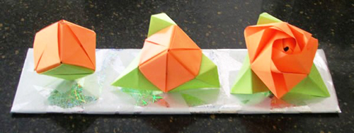 Cách gấp hoa hồng bằng giấy origami đầy ma thuật - 28