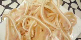 cách làm nộm tai heo ngó sen2