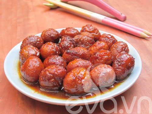 Trứng chim cút rim mặn ngày mưa - 7