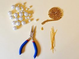 Sang trọng với vòng ngọc trai tự chế  - 1