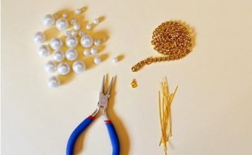 Sang trọng với vòng ngọc trai tự chế  - 1