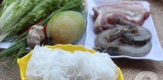 Bún cuốn tôm thịt cực ngon cho bữa trưa văn phòng 3