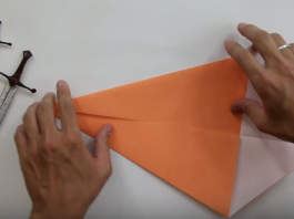 Cách làm kiếm theo phong cách origami cho bé