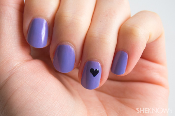 Nail art tip: How to create the perfect heart