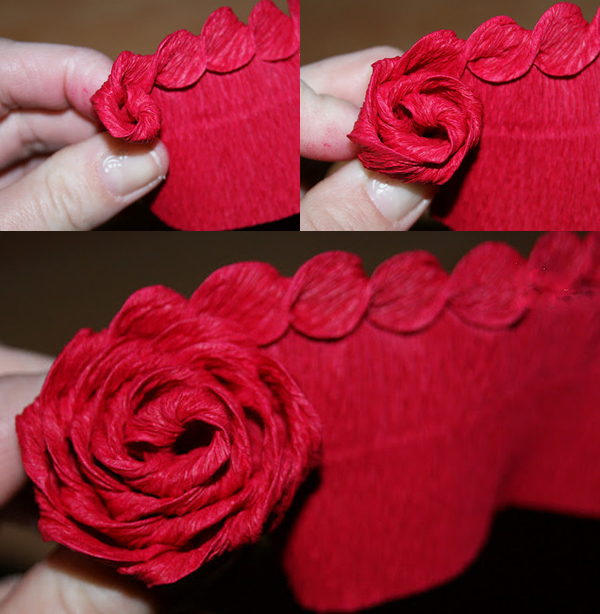Cách làm hoa hồng bằng giấy nhún tuyệt đẹp cho bạn