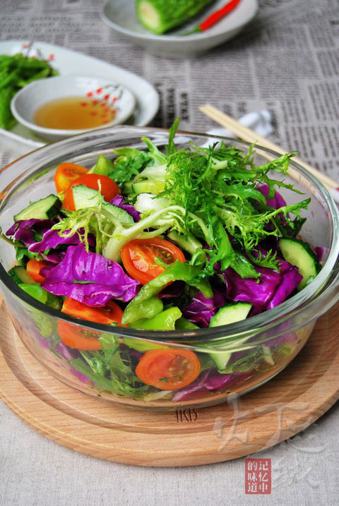 Salad trộn 5 loại rau mát ruột cả ngày - 5