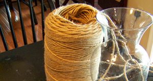 Tự tay chế đèn nến từ... dây thừng - 1