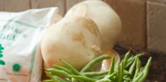 Bánh gối khoai lang nhân rau củ hay hay - 1