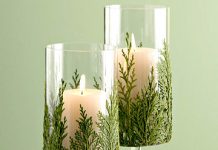 Trang trí phòng bếp đón giáng sinh ngập tràn ánh nến Tự chuẩn bị một số món đồ trang trí cho Giáng sinh